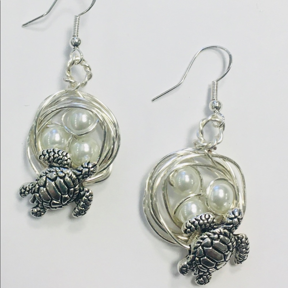 Sea Turtle Nest Earrings